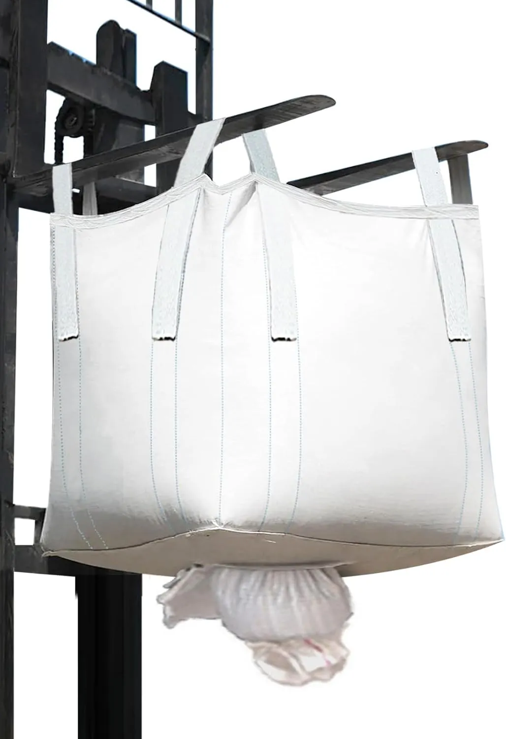 10Pack Aolikebao FIBC Bulk Bag,One Ton Bag, 35.4"L x 35.4"W x 35.4"H,3300lbs SWL Safty Factor 3:1,Woven Polypropylene Bags,Duffle Top Spout Bottom
