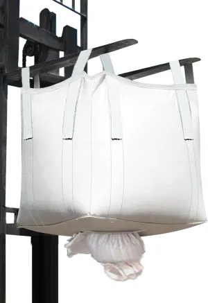 10Pack Aolikebao FIBC Bulk Bag,One Ton Bag, 35.4"L x 35.4"W x 35.4"H,3300lbs SWL Safty Factor 3:1,Woven Polypropylene Bags,Duffle Top Spout Bottom