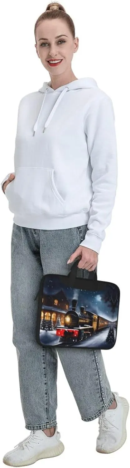 15.6-Inch Laptop Computer And Tablet Shoulder Bag Carrying Case,Business Casual,Yin Yang Pattern Print
