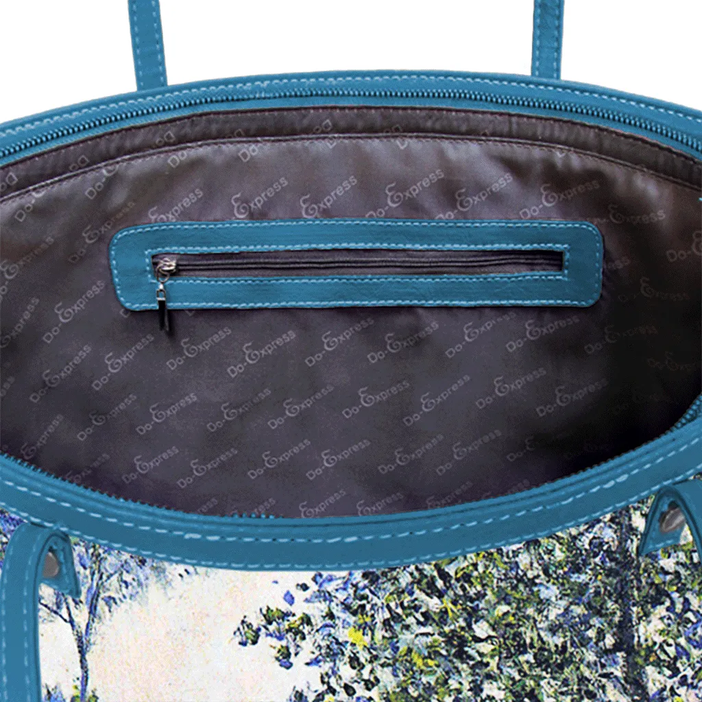 19 M-2, Handbag - Claude Monet, Sunlight Effect Under The Poplars