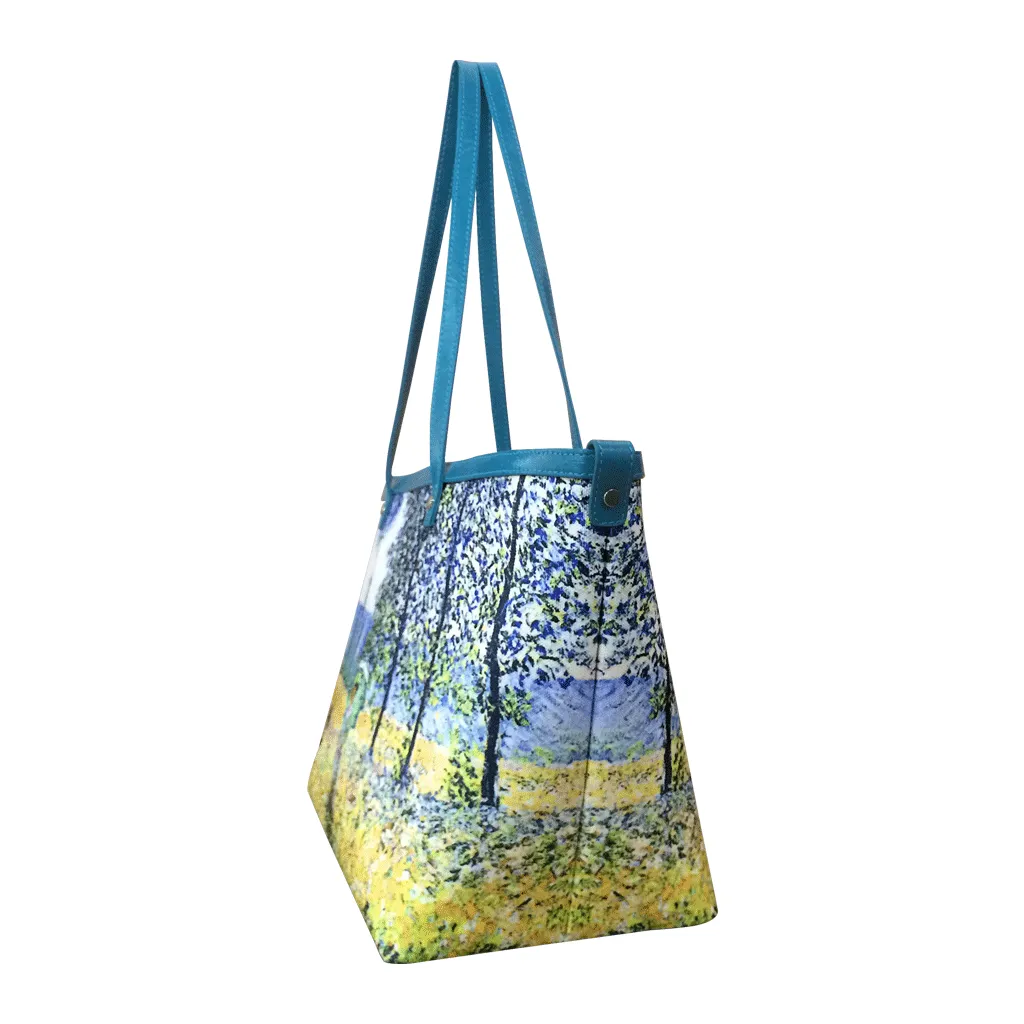 19 M-2, Handbag - Claude Monet, Sunlight Effect Under The Poplars