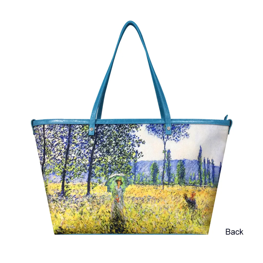 19 M-2, Handbag - Claude Monet, Sunlight Effect Under The Poplars