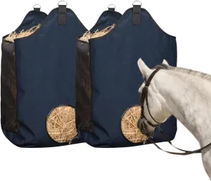 2 Pcs Hay Bags for Horse, Large Capacity Feeding Bag, Goat Hay Feeder, Hay Nets for Sheep, Open Feed Hole Hay Feeder for Slow Feeding