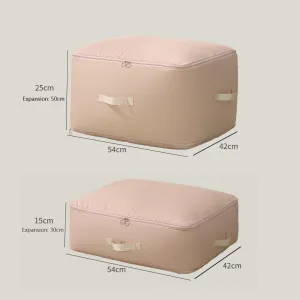 2025 New Portable Space Saver Storage Packing Bags, Portable Compression Packing Cubes for Comforters, Blankets, Bedding (Pink2, M (54 * 42 * 30CM))