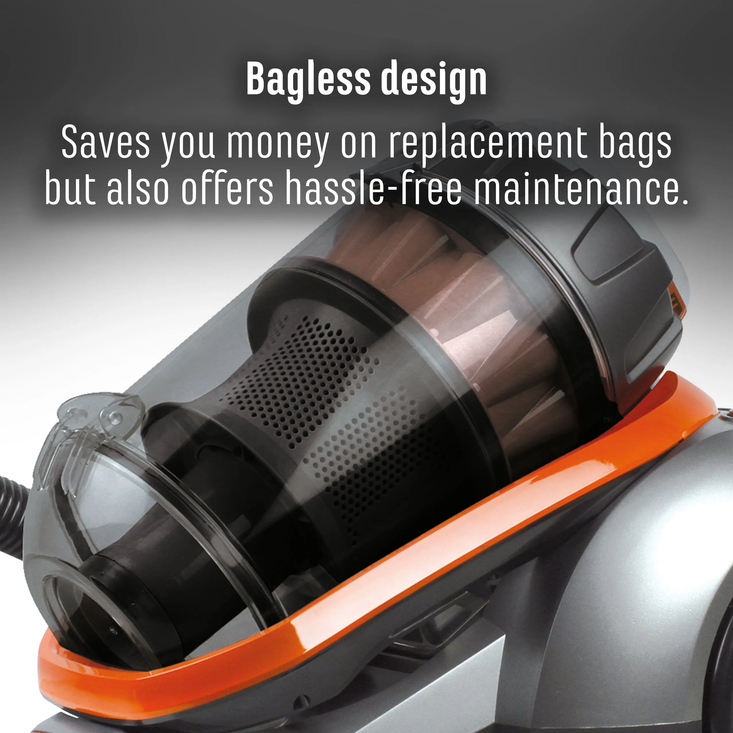 2200W Bagless Cyclonic Vacuum