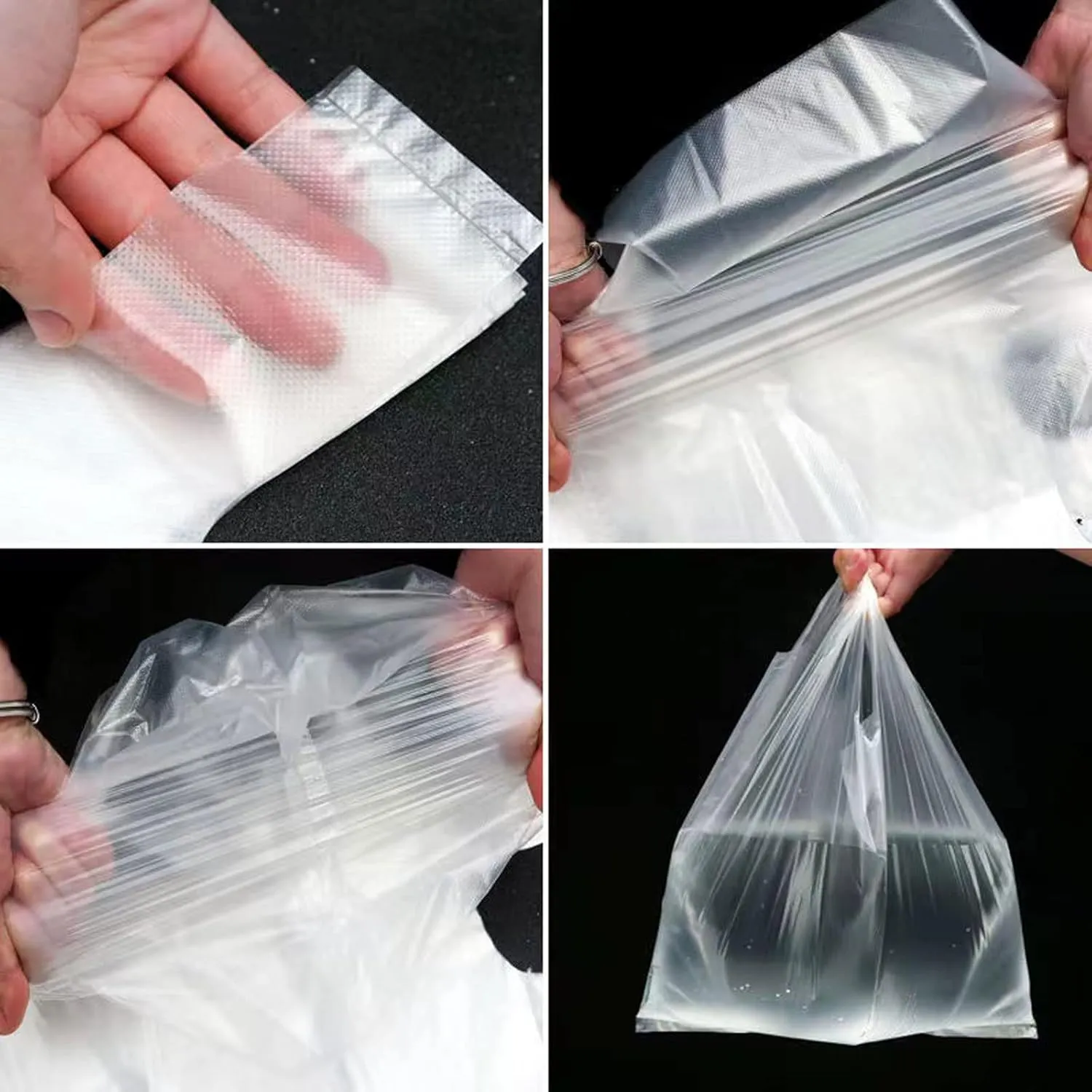 500 Pack Custom Logo Shopping Bags