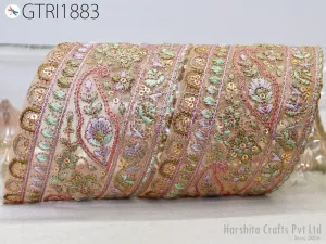 9 Yard Embroidered 8cm Dupioni Fabric Dress Sewing Craft Wedding Dresses Costumes Dolls Bags Cushion Covers Table Runners Upholstery Curtain