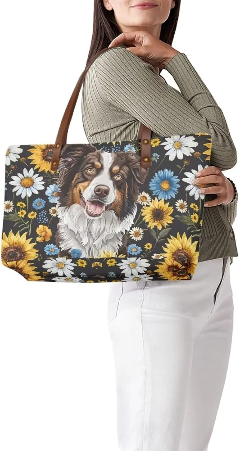 African Tribal Ethnic Print Women Tote Shoulder Bags Casual Handbag