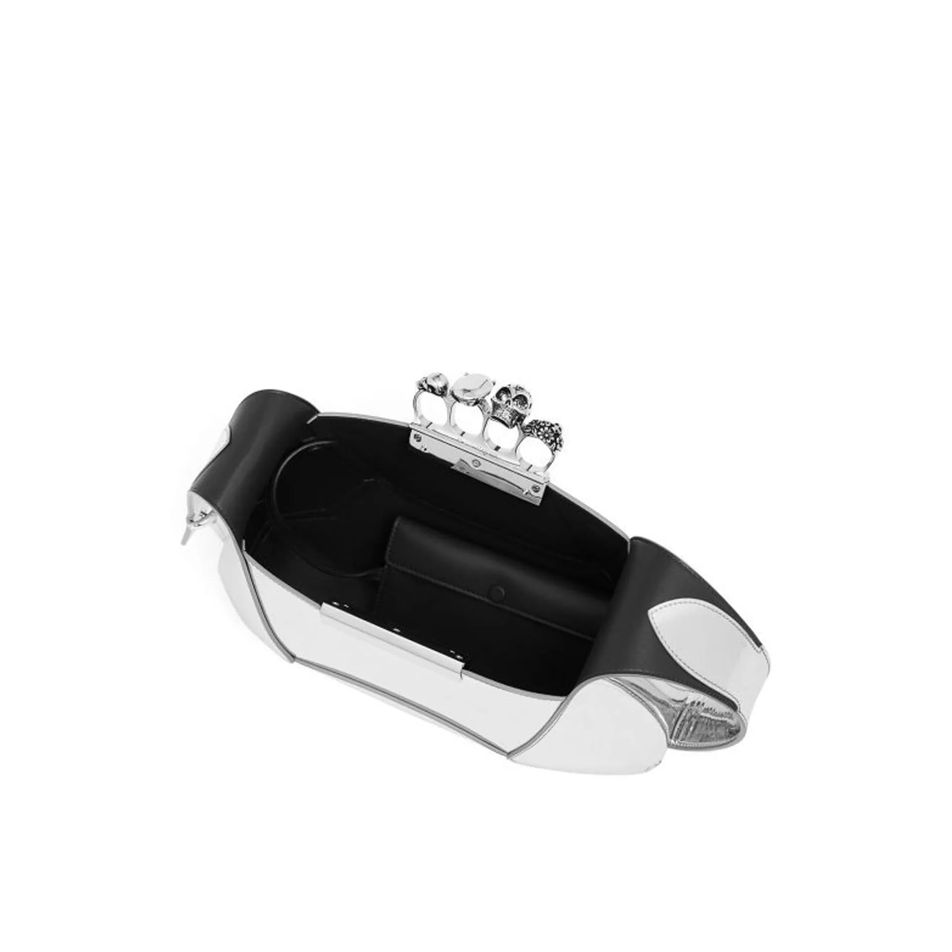 Alexander Mcqueen Jewelled Skull Hobo Bag