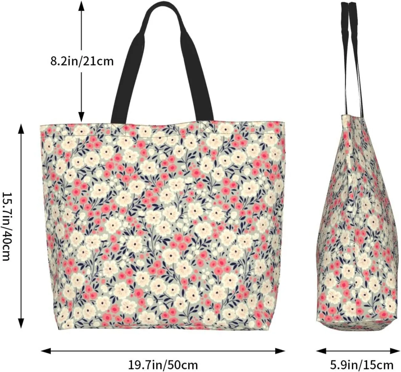 Alien Invasion Tote Bag Shopping Bag Portable Handbags Tote Shoulder Bucket Bags for Women