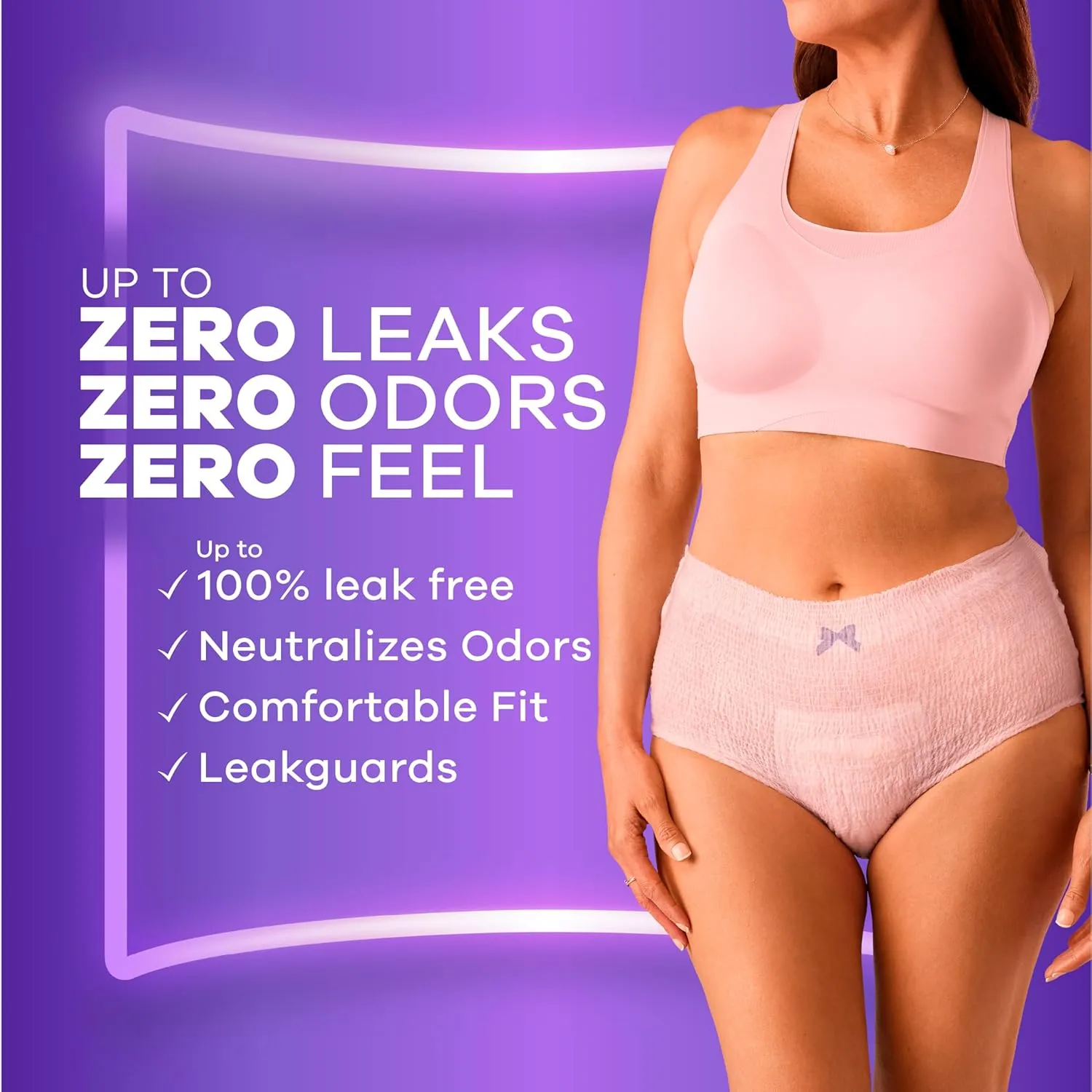 Always Discreet Incontinence & Postpartum Incontinence Underwear for Women, Small/Medium, Maximum Protection, 32 Count