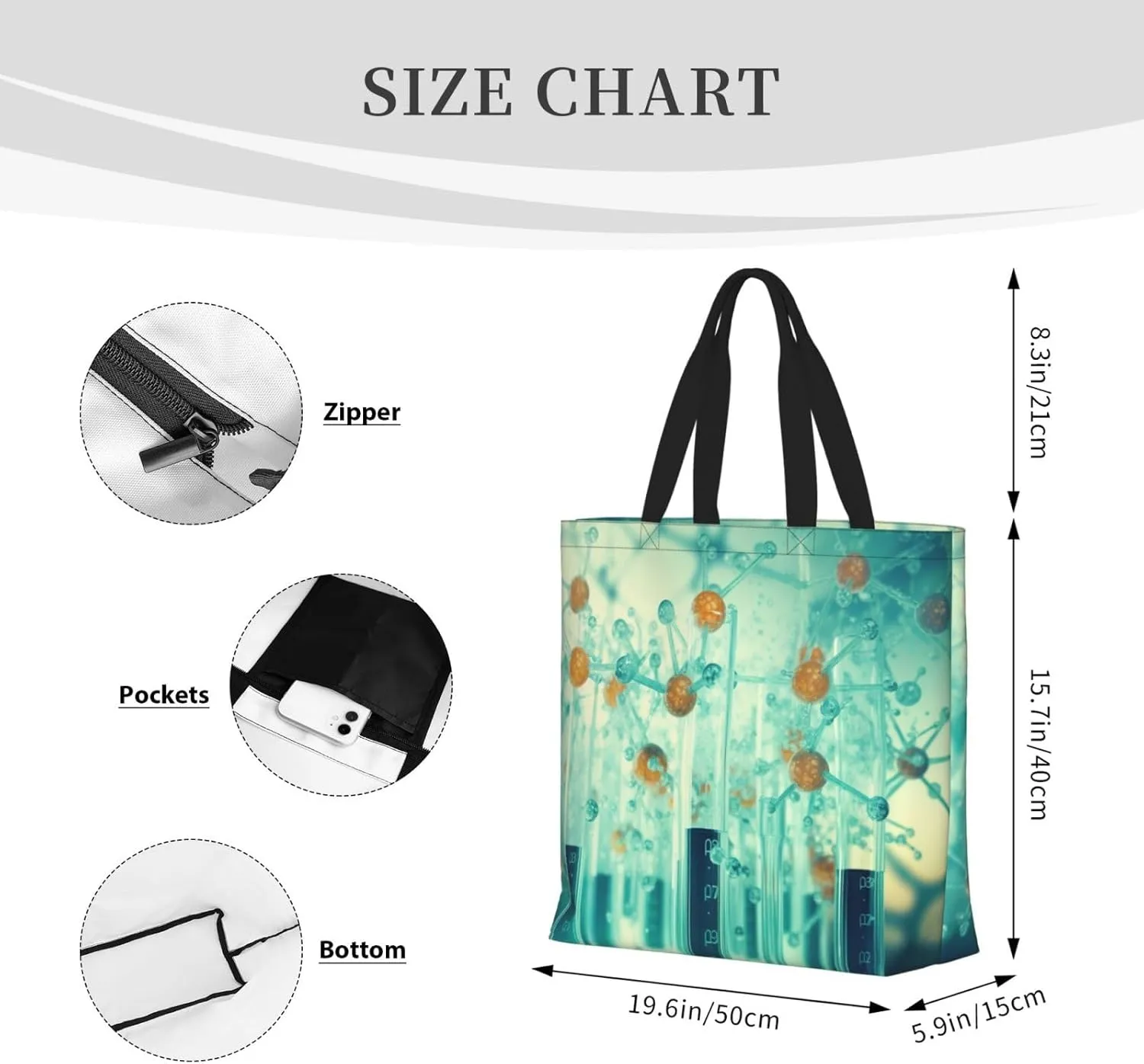 An Eagle3 Print Tote Bag Shoulde Bag Handbag Grocery Bags Reusable For Office Shopping Travel Casual Work Holiday