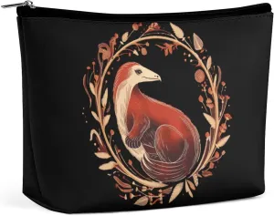 Anteater Print Travel Cosmetic Bag Portable Makeup Bag Makeup Organizer Case Toiletry Bag for Women Men