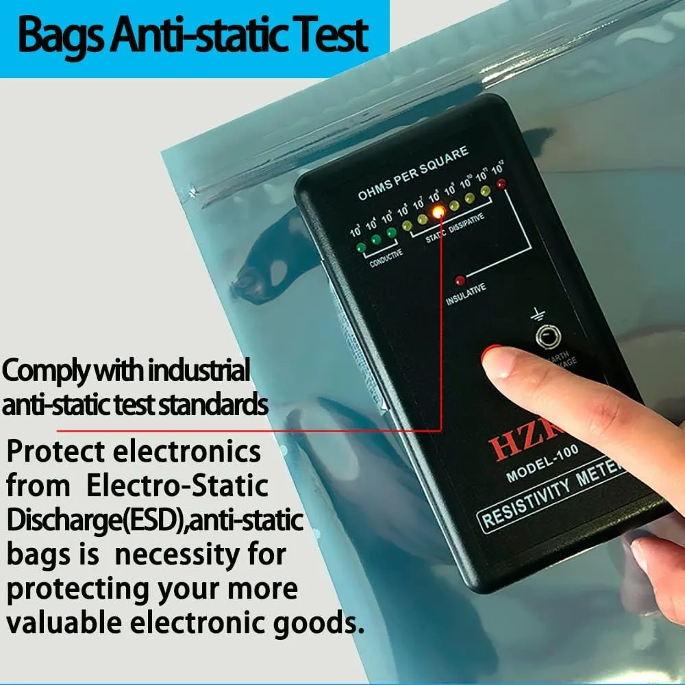 Anti Static Bags,10pcs 16x20in Open Top Extra Large ESD Shielding Bags,Anti-static Bag for Large Motherboard,GPU,Graphics Card and Electronic Device