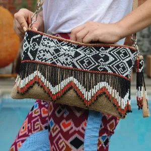 Bagobo Beaded Jute Bag