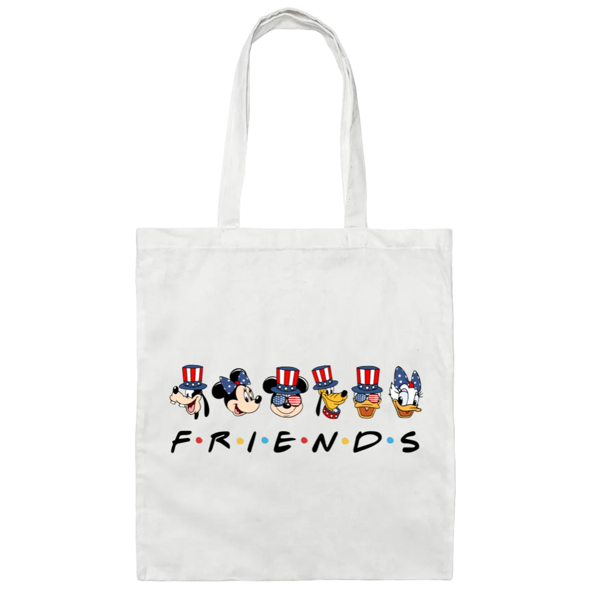 BE007  Friends Canvas Tote Bag