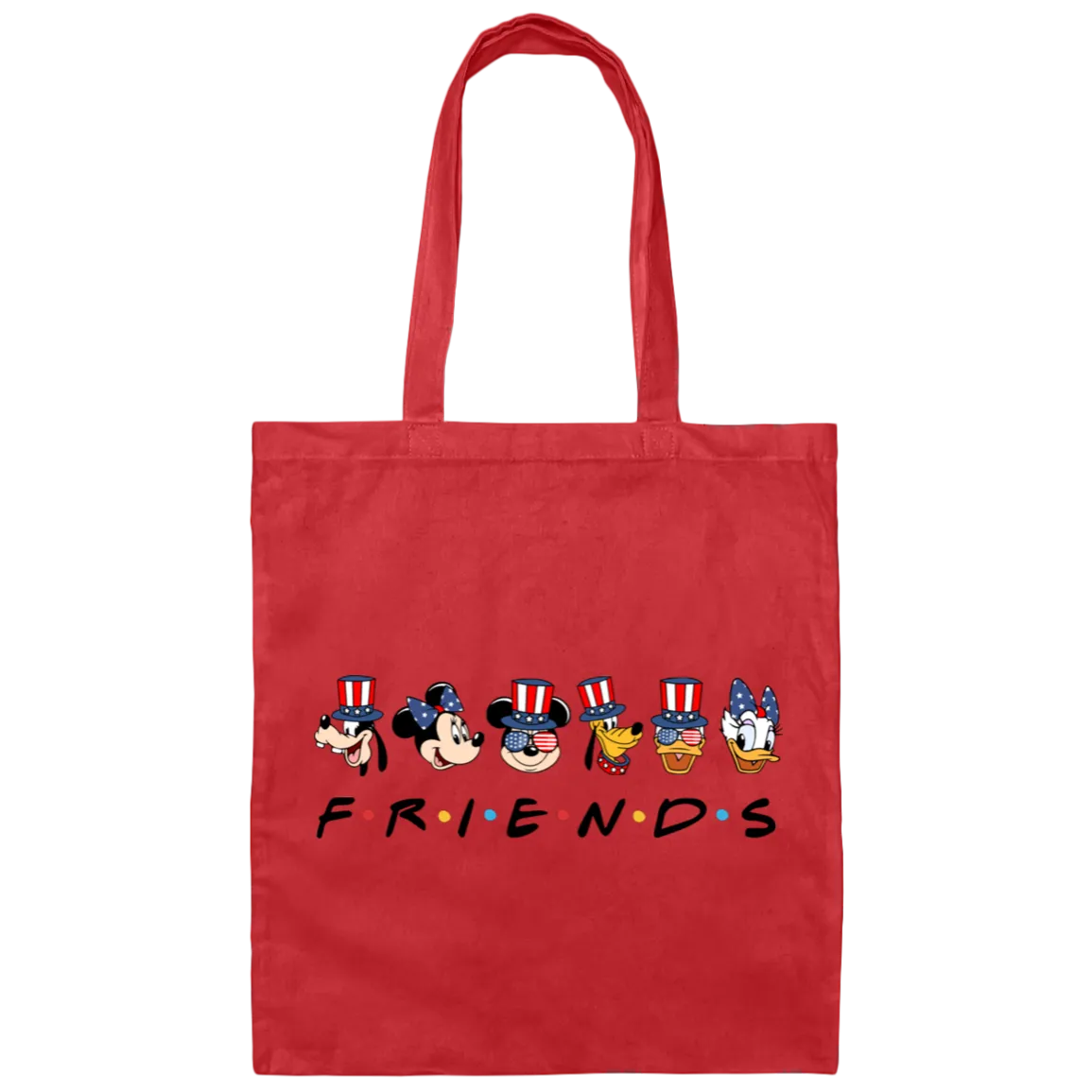 BE007  Friends Canvas Tote Bag