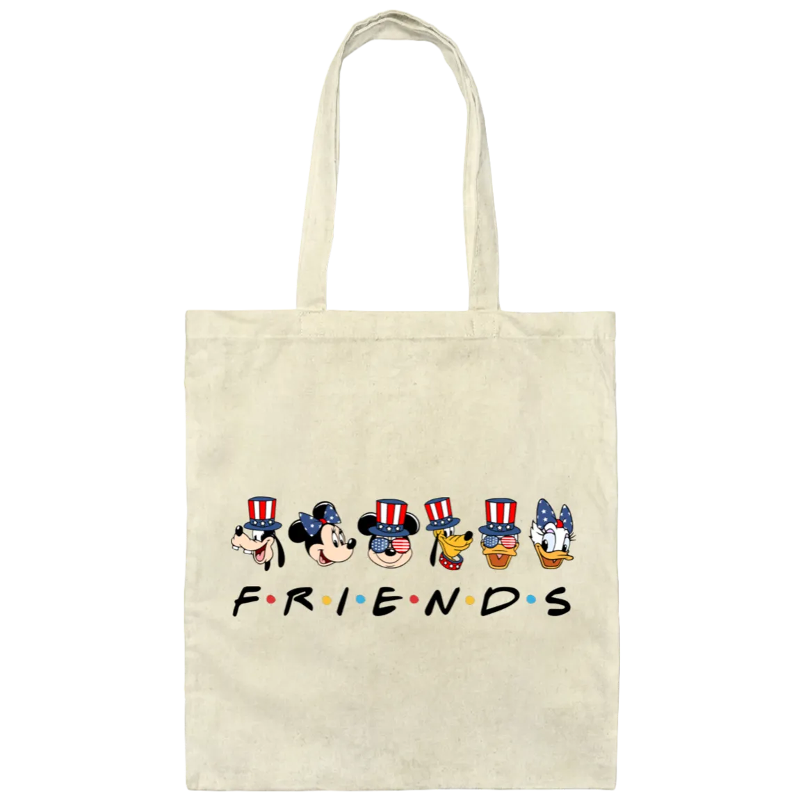 BE007  Friends Canvas Tote Bag