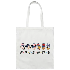 BE007  Friends Canvas Tote Bag