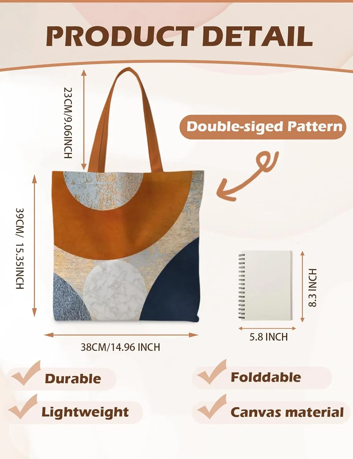 Beach Tote Bag, Summer Tote Bag for Women, Summer Reusable Grocery Bags Shopping Bags