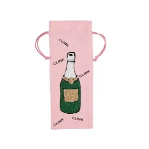 Beaded Wine Gift Bags- Three Styles to Choose