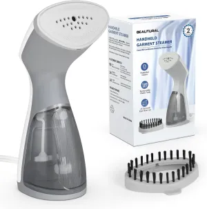 BEAUTURAL Steamer for Clothes,1000W Portable Clothes Steamer with 140ML Water Tank,Quick Wrinkle Removal for All Fabrics, Ideal for Home, Office, Travel