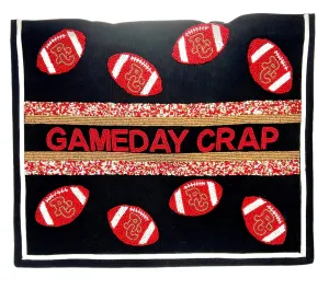 Bergen Catholic GAMEDAY CRAP Beaded Large Tote