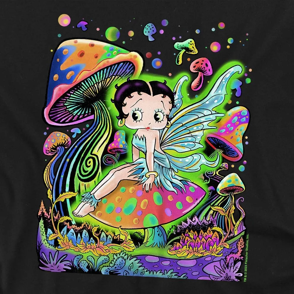 Betty Boop Blacklight Fairy Poster Unisex Adult T Shirt