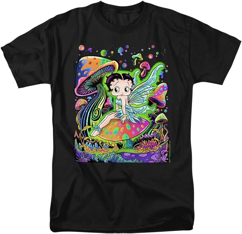 Betty Boop Blacklight Fairy Poster Unisex Adult T Shirt