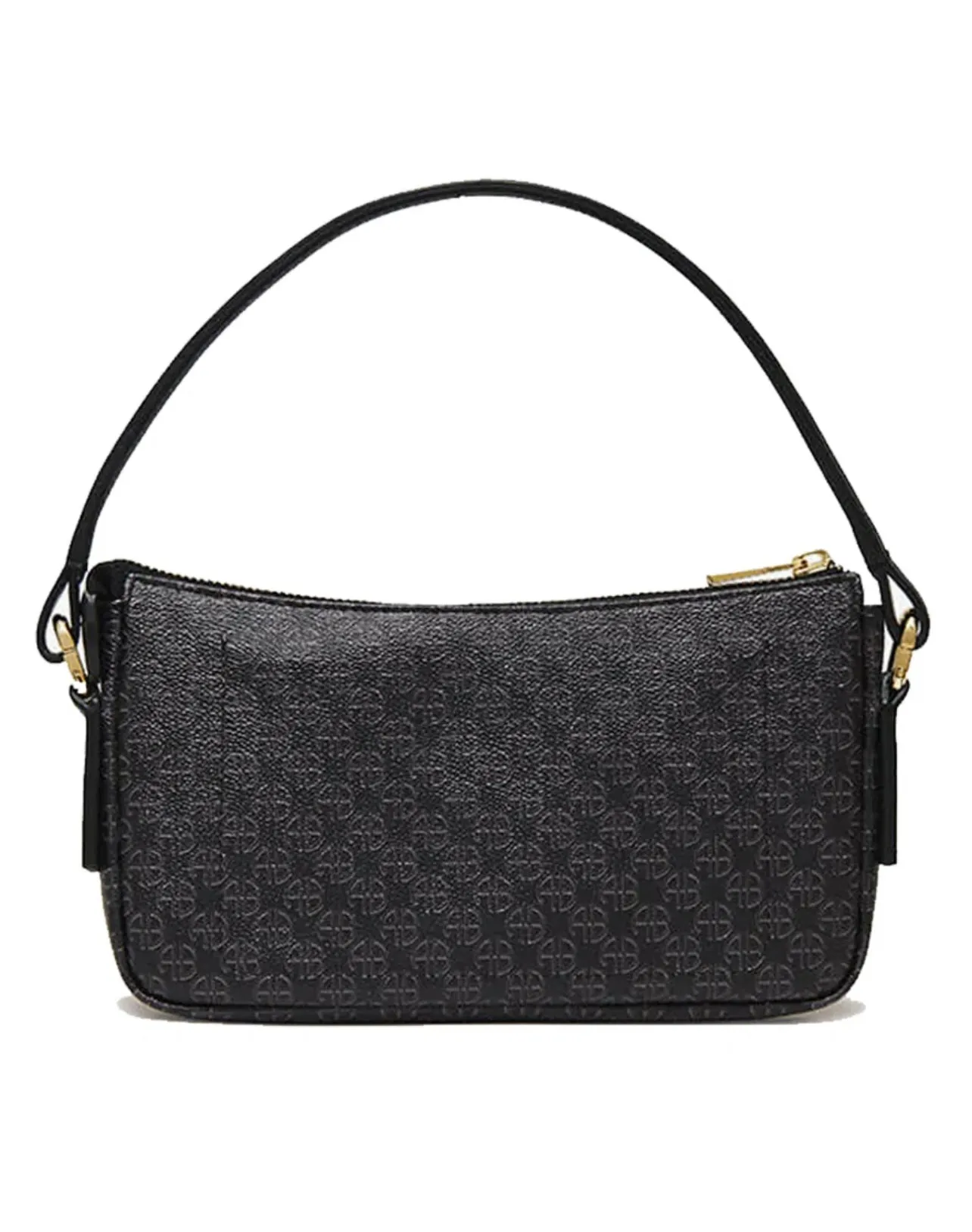 BIANCA BAG - BLACK MONOGRAM PRINT