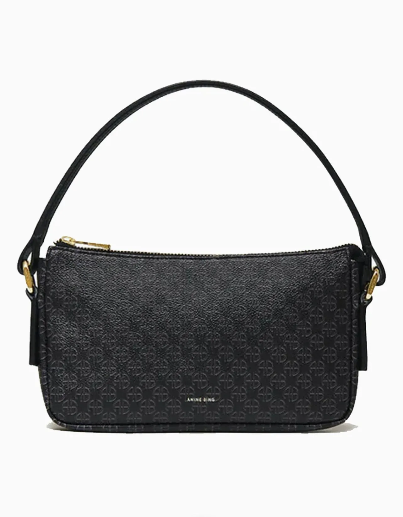 BIANCA BAG - BLACK MONOGRAM PRINT