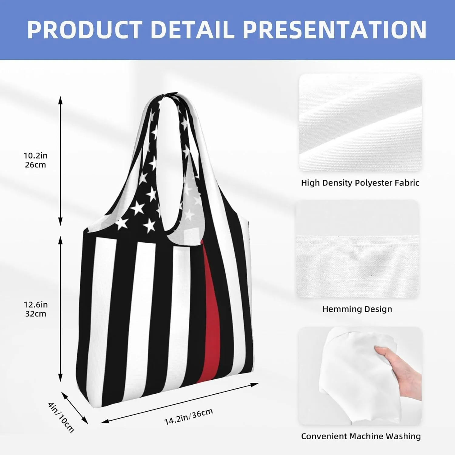 Black and White Cow Print Canvas Tote Bags Reusable Shopping Bag Handbag for Shopper Beach Gifts