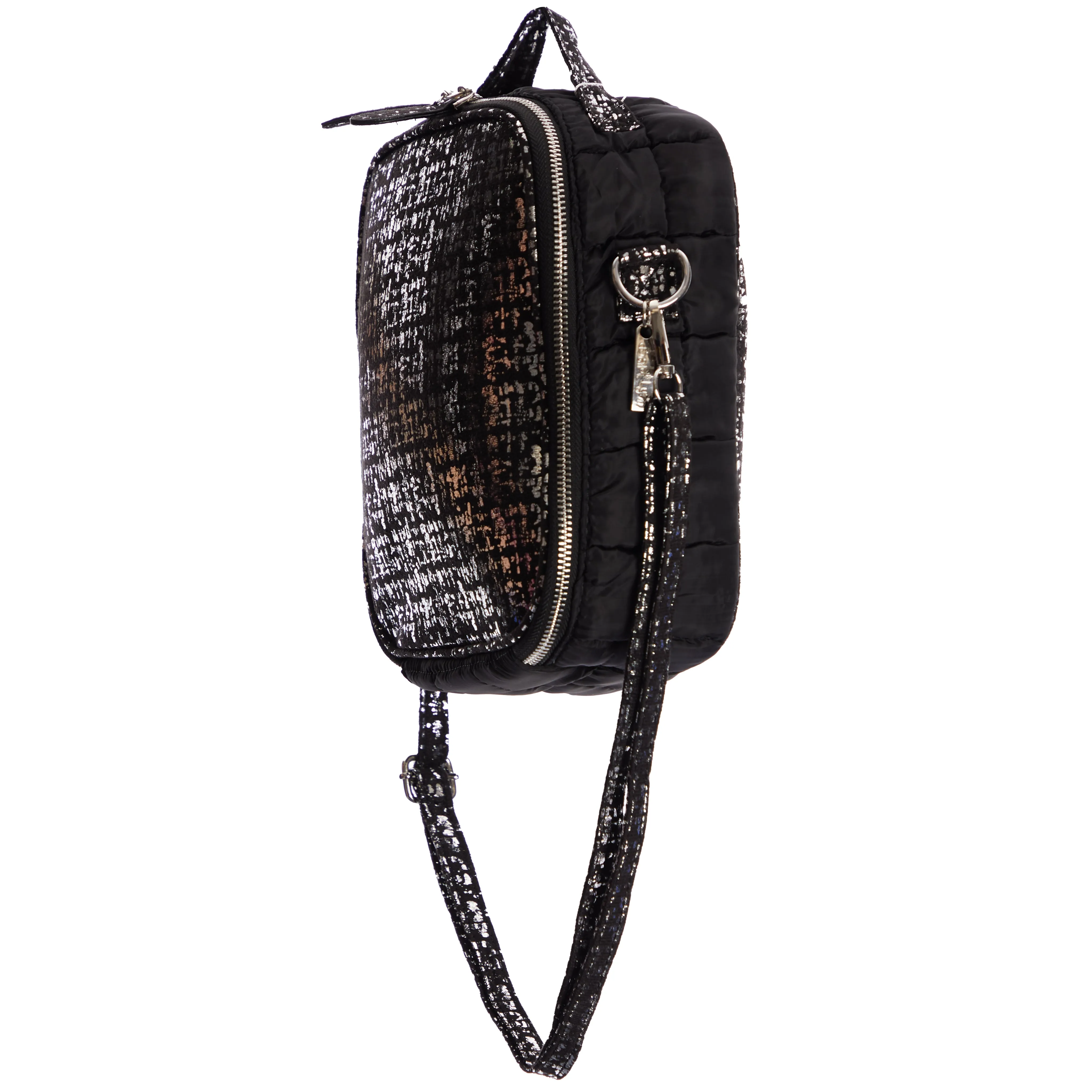 Black Silver Splatter Lunch Box