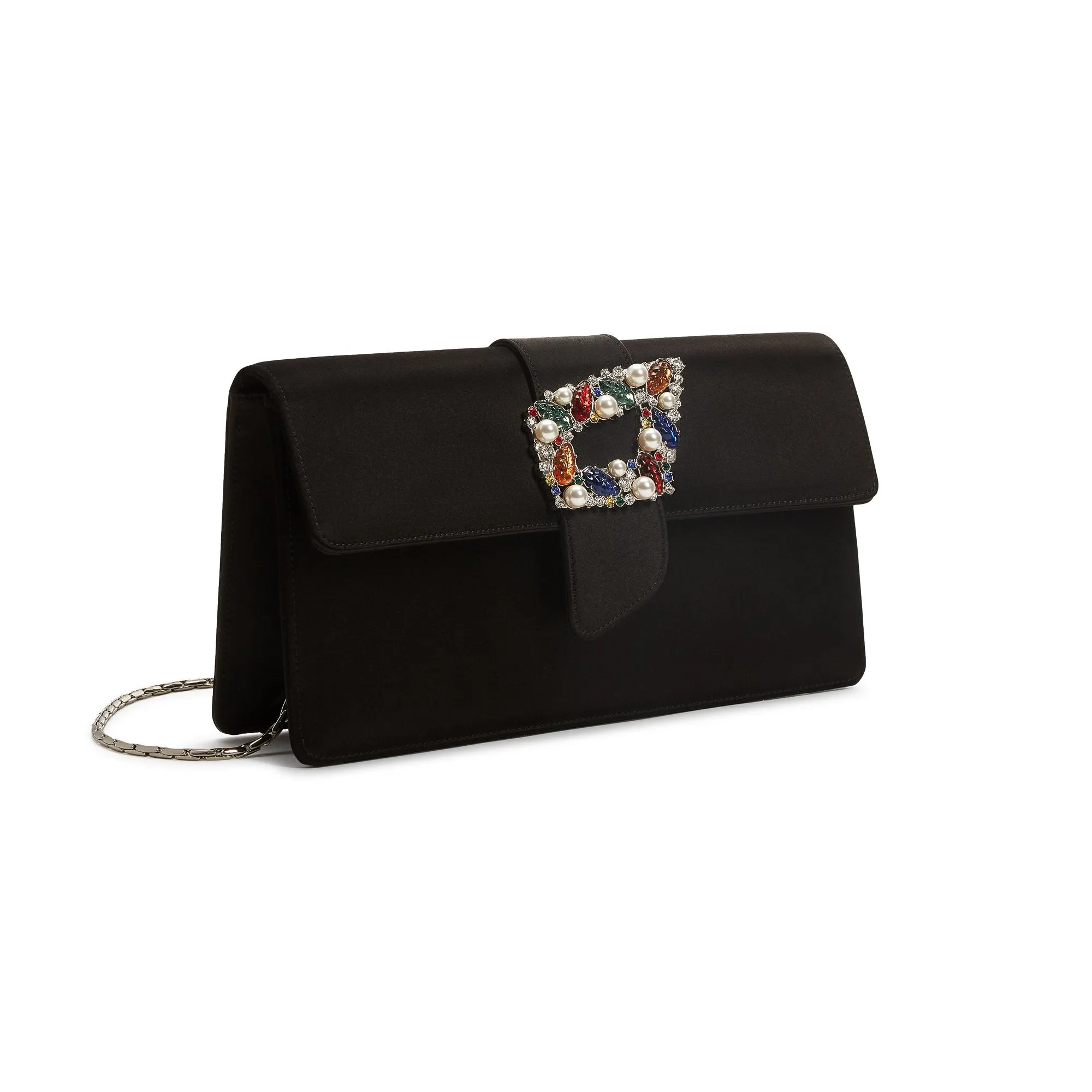 Black Tutti Frutti Clutch