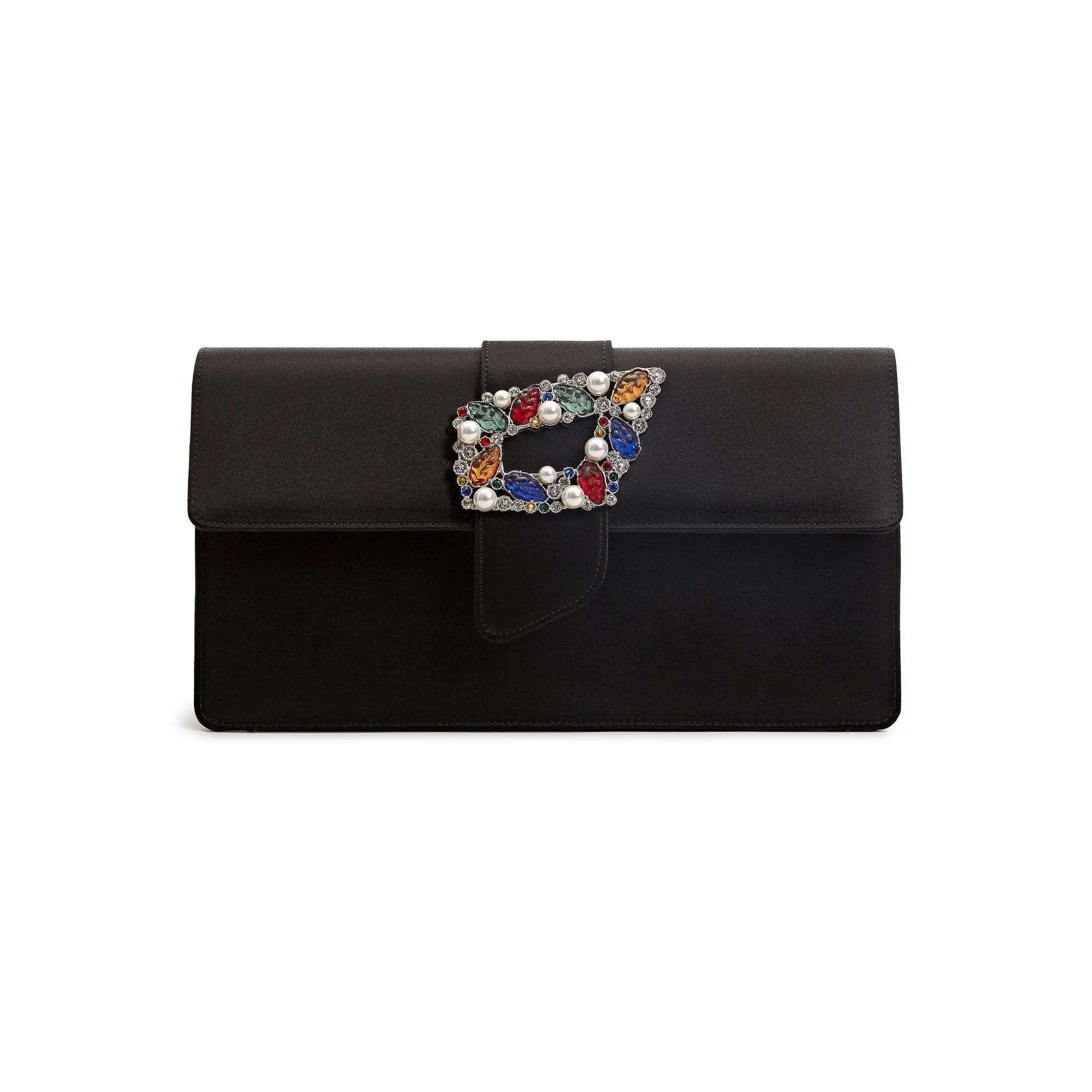 Black Tutti Frutti Clutch