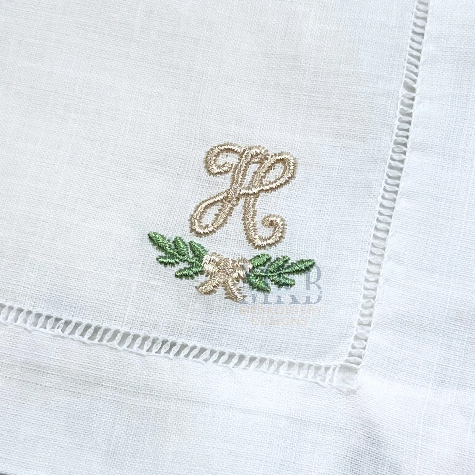 Bow Laurel, Mini Satin Stitch Machine Embroidery Design