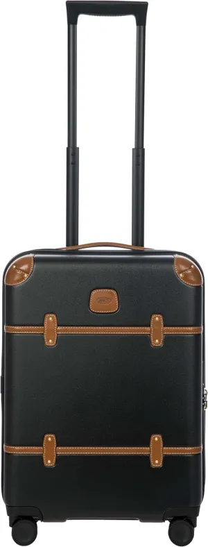 Bric's Bellagio Spinner Trunk - 21"- Luxury Bags for Women and Men - TSA Approved Luggage - Black