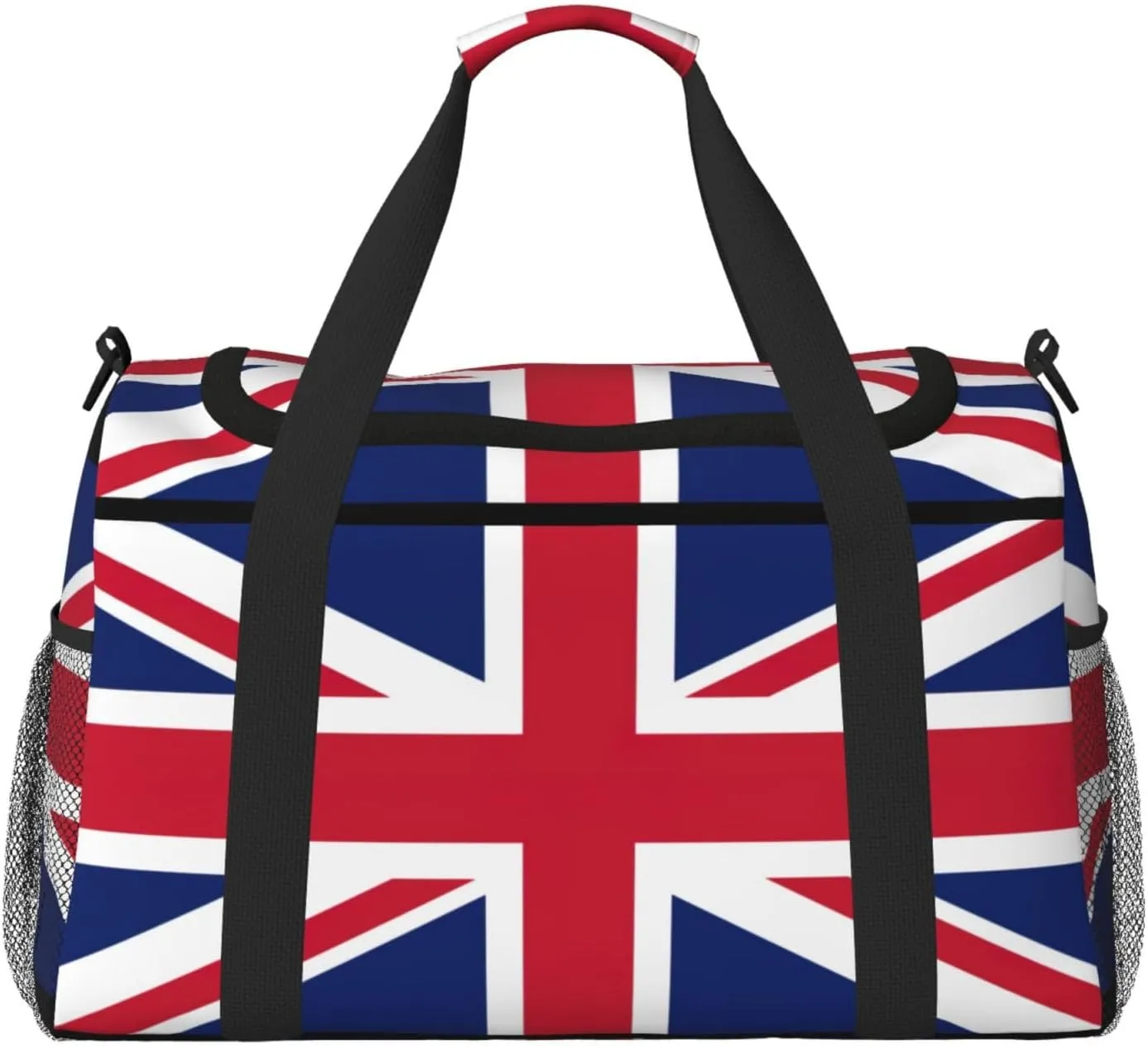 British flag print Carry on Bag Underseat Personal Item Bag Travel Duffel Bag Gym Carry On Sports Bag
