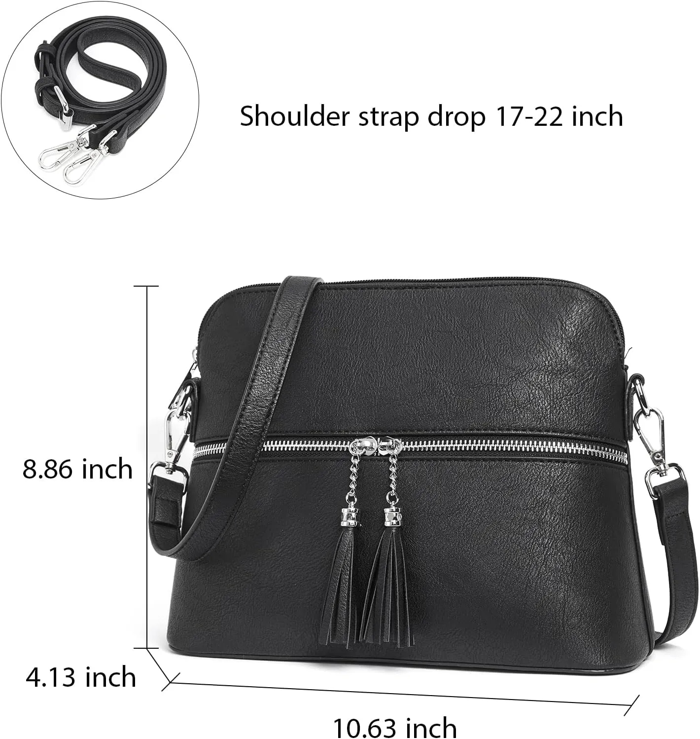 BROMEN Crossbody Bags for Women Small Cell Phone Shoulder Bag Wristlet Wallet Clutch Purse