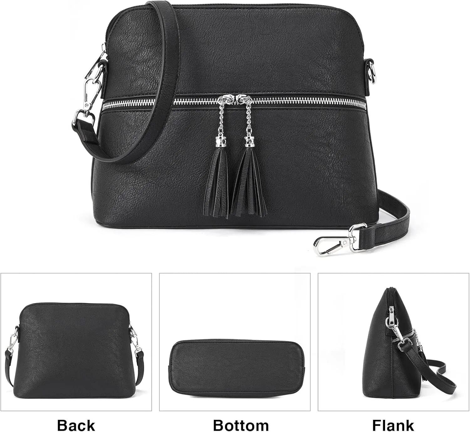 BROMEN Crossbody Bags for Women Small Cell Phone Shoulder Bag Wristlet Wallet Clutch Purse