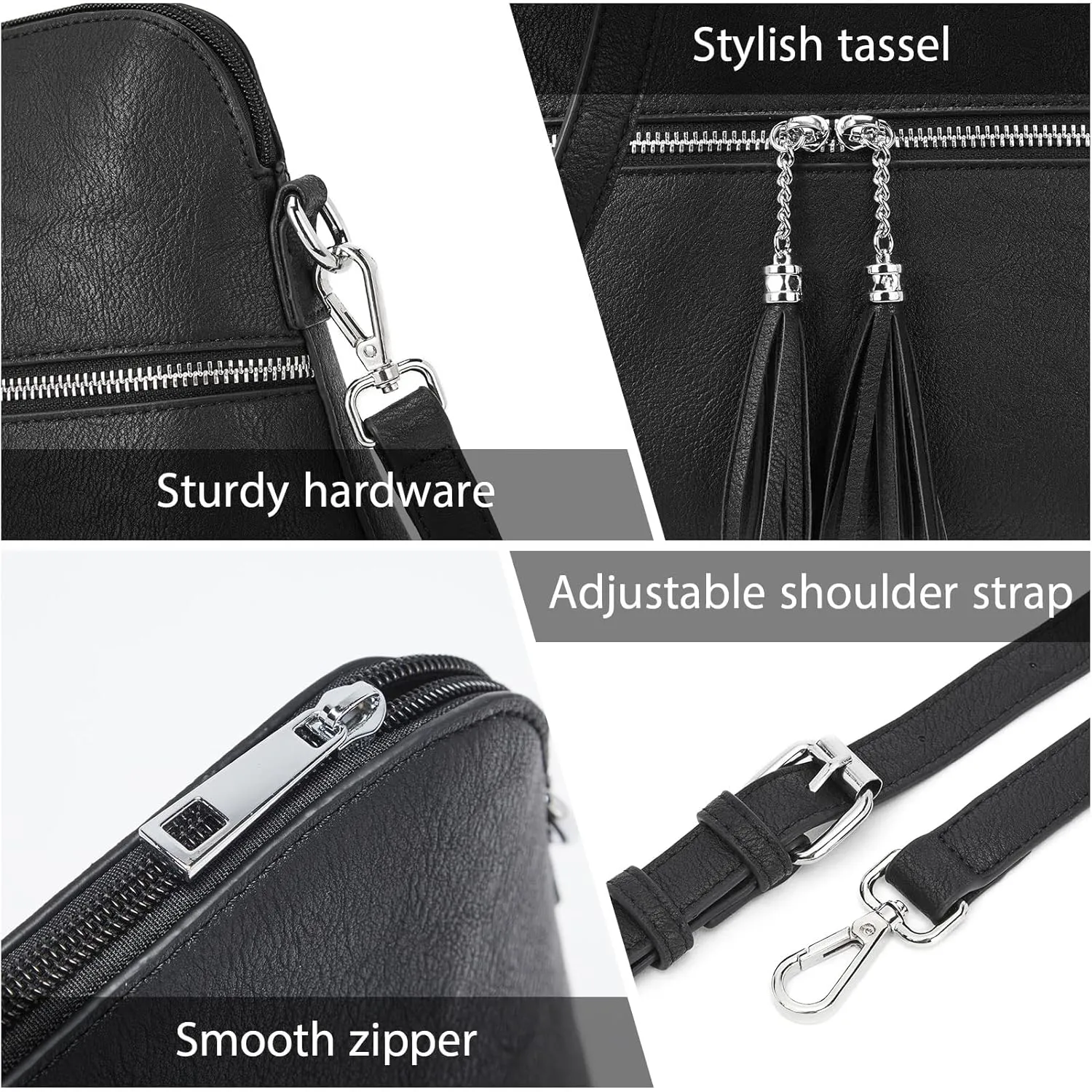 BROMEN Crossbody Bags for Women Small Cell Phone Shoulder Bag Wristlet Wallet Clutch Purse