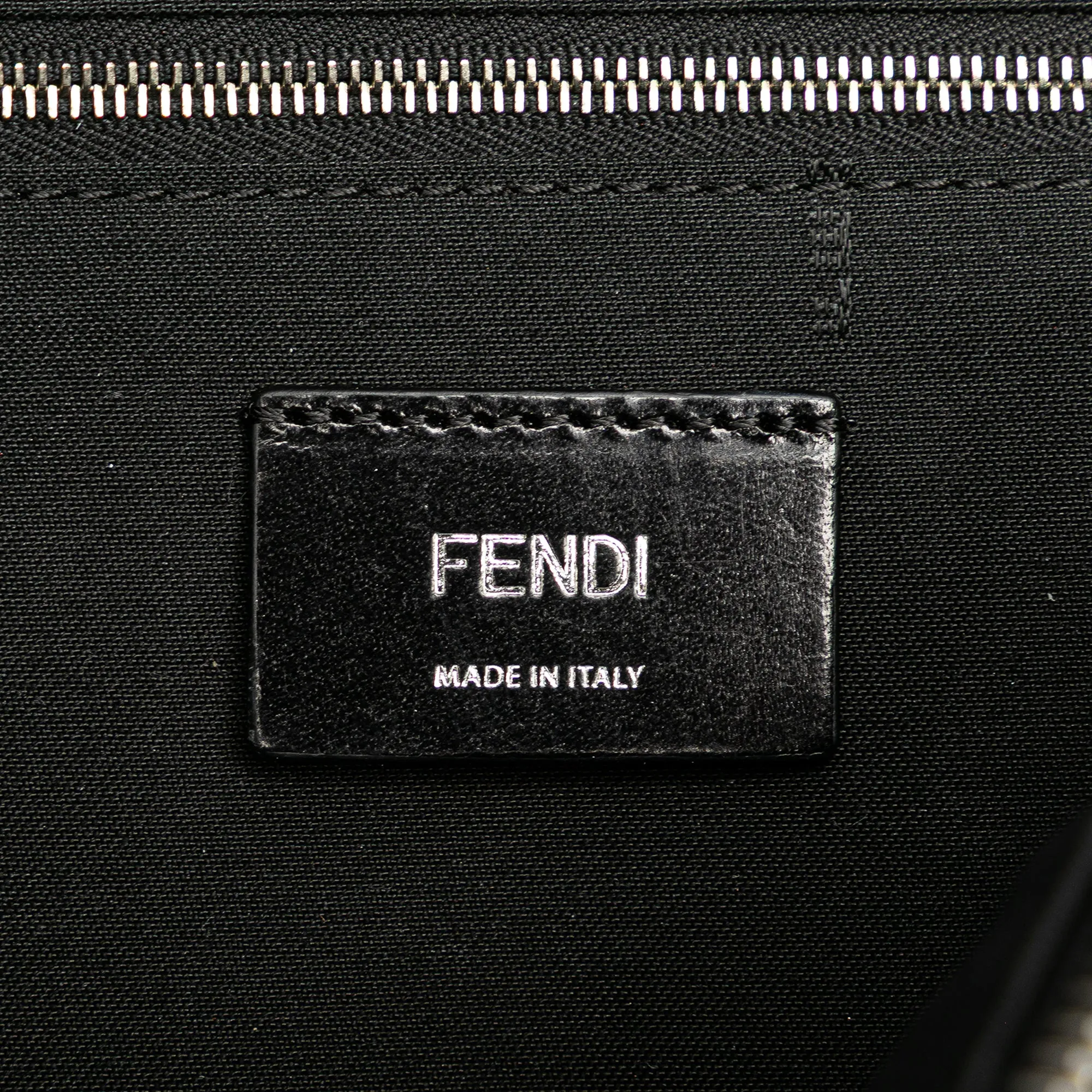 Brown Fendi Zucca Embossed Leather Belt Bag
