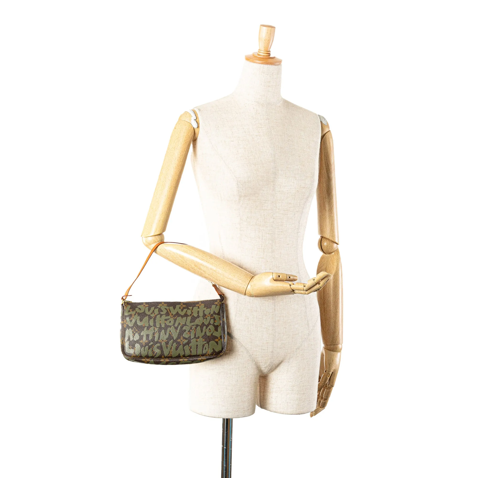 Brown Louis Vuitton Stephen Sprouse Monogram Graffiti Pochette Accessoires Shoulder Bag