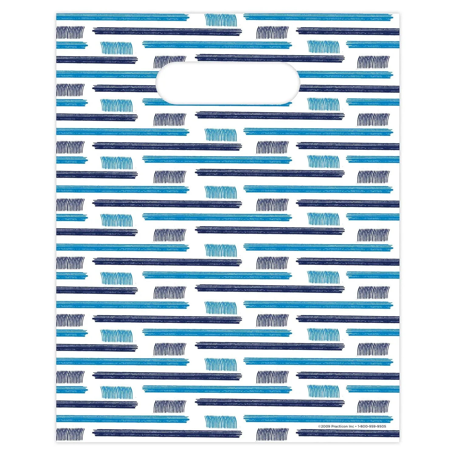Brush Strokes Dental Giveaway Bags, 8" x 10", 100 Pack
