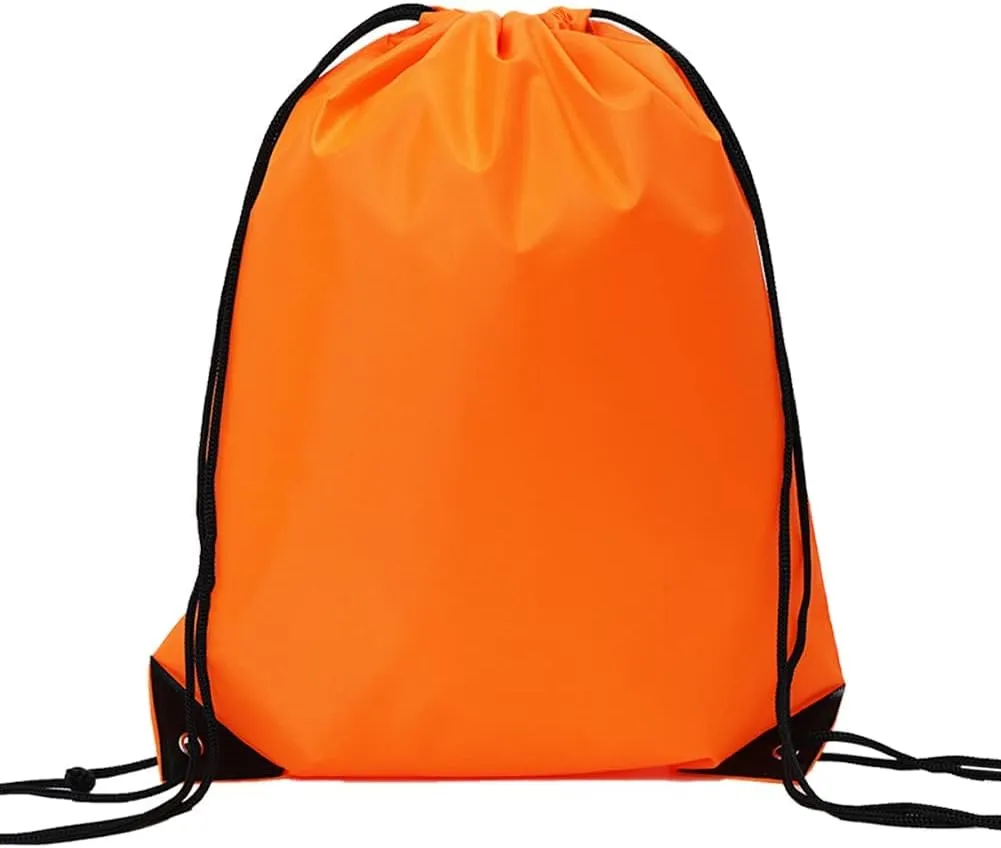 Bulk Drawstring Bags, Polyester Draw String Bags, Gym Sports Cinch Bag Drawstring Backpack for Women Men