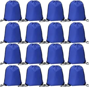 Bulk Drawstring Bags, Polyester Draw String Bags, Gym Sports Cinch Bag Drawstring Backpack for Women Men