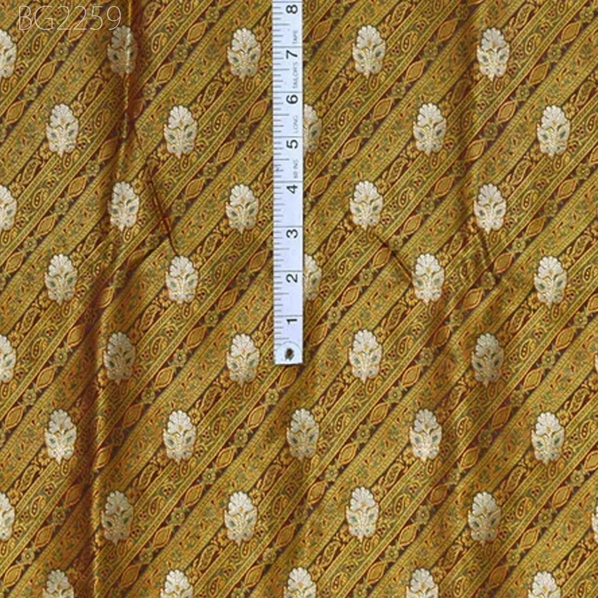 Burgundy Indian Jacquard Fabric By The Yard Brocade Bridal Wedding Dresses Material DIY Crafting Sewing Costumes Silk Curtains Duvet Covers