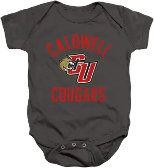 Caldwell University Official Cougars Logo Unisex Infant Snap Suit for Baby
