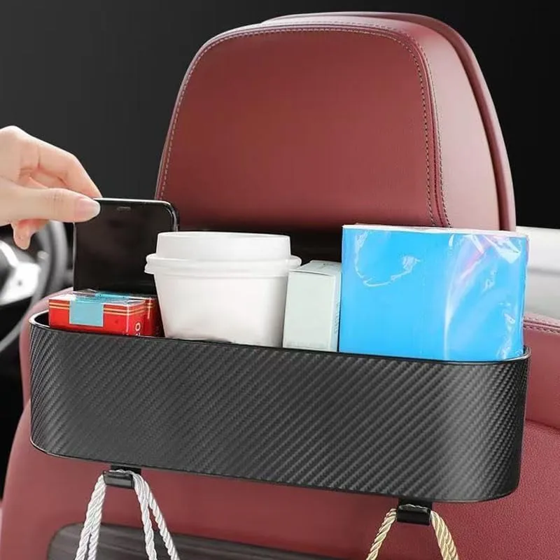 Car Seat Headrest Hook for Mazda Biante 2008-2018, Car Back Headrest Hook Multifunctional Storage Organizer for Family Travel Car Interior Accessories,Black