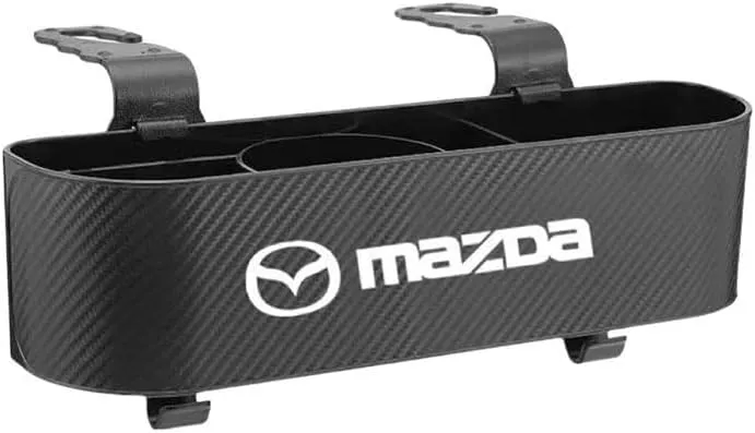 Car Seat Headrest Hook for Mazda Biante 2008-2018, Car Back Headrest Hook Multifunctional Storage Organizer for Family Travel Car Interior Accessories,Black